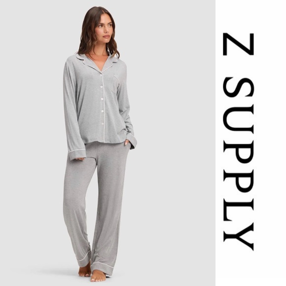 Z Supply Other - NWT | Z Supply | Menswear Style Pajama Set | Heather Grey | Size L | Retail$148